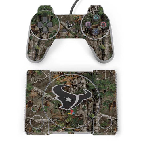 NFL Houston Texans Realtree Xtra Green Camo PlayStation Classic Bundle Skin